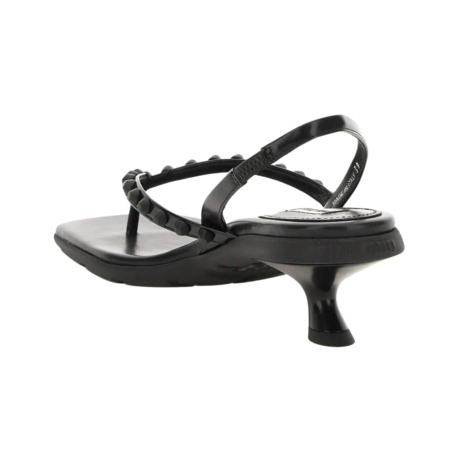 Miu Miu Thong Sandals With Studs Womens Style : 5y703d_ulw