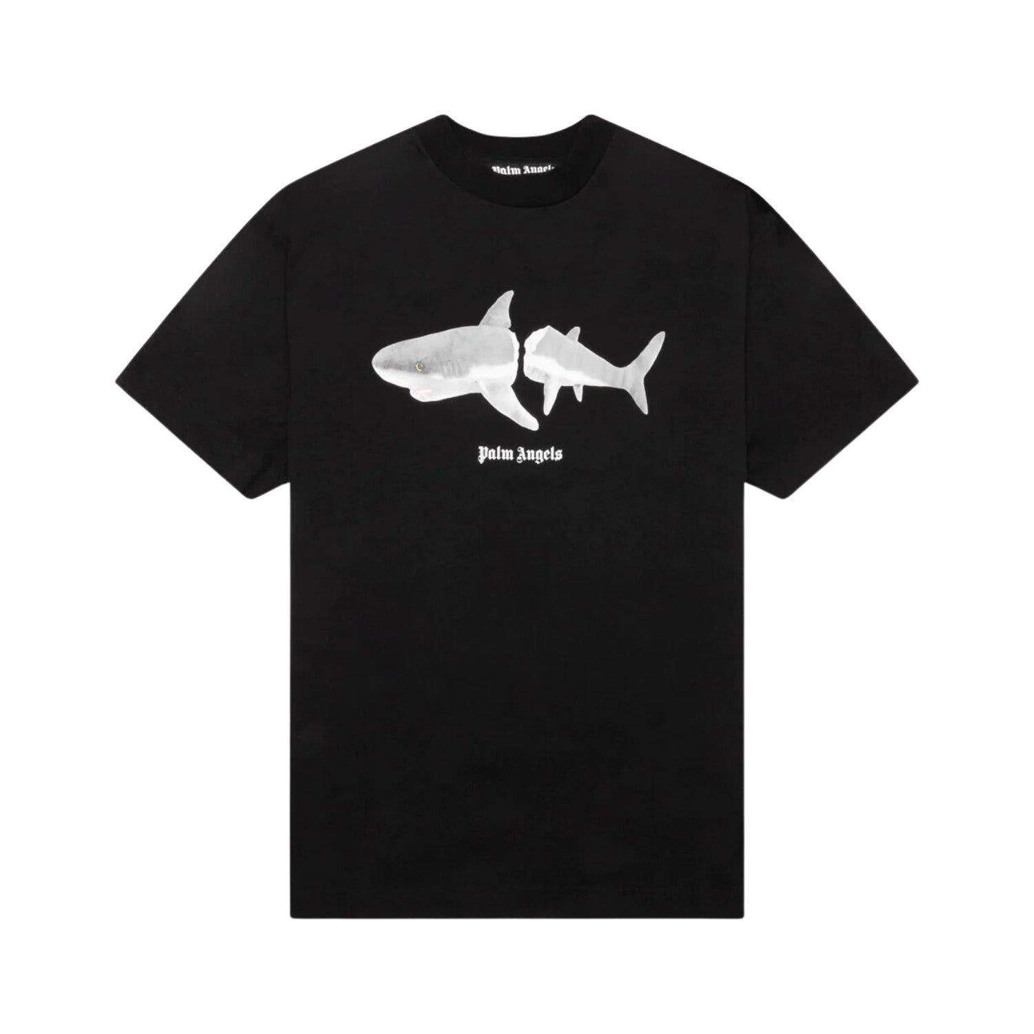 Palm Angels Shark T-Shirt Black/White