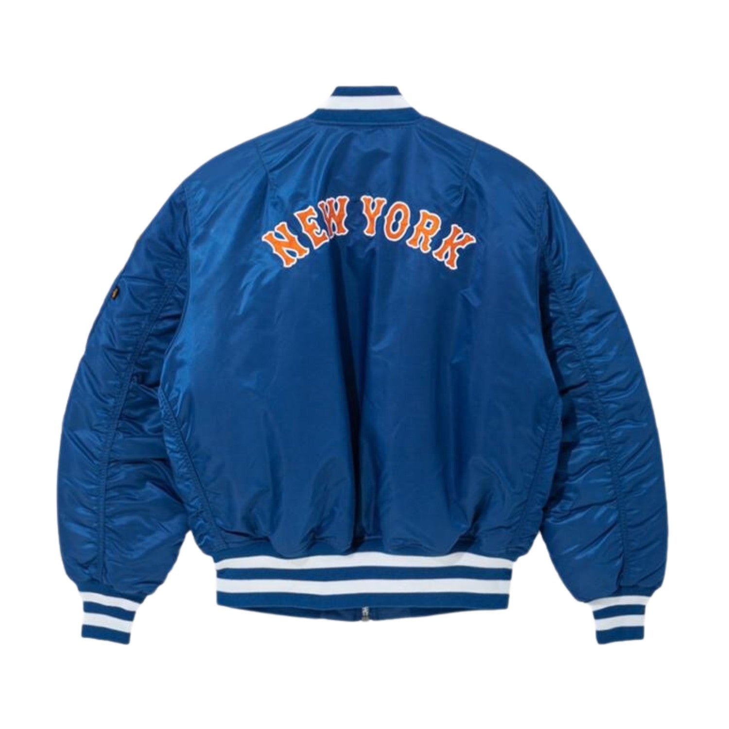 New Era Newyork Mets Alpha Industries Reversible Bomber Jacket Mens Style : 13025997