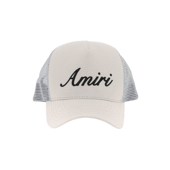 Amiri Script Trucker Hat Unisex Style : Pf23mah008