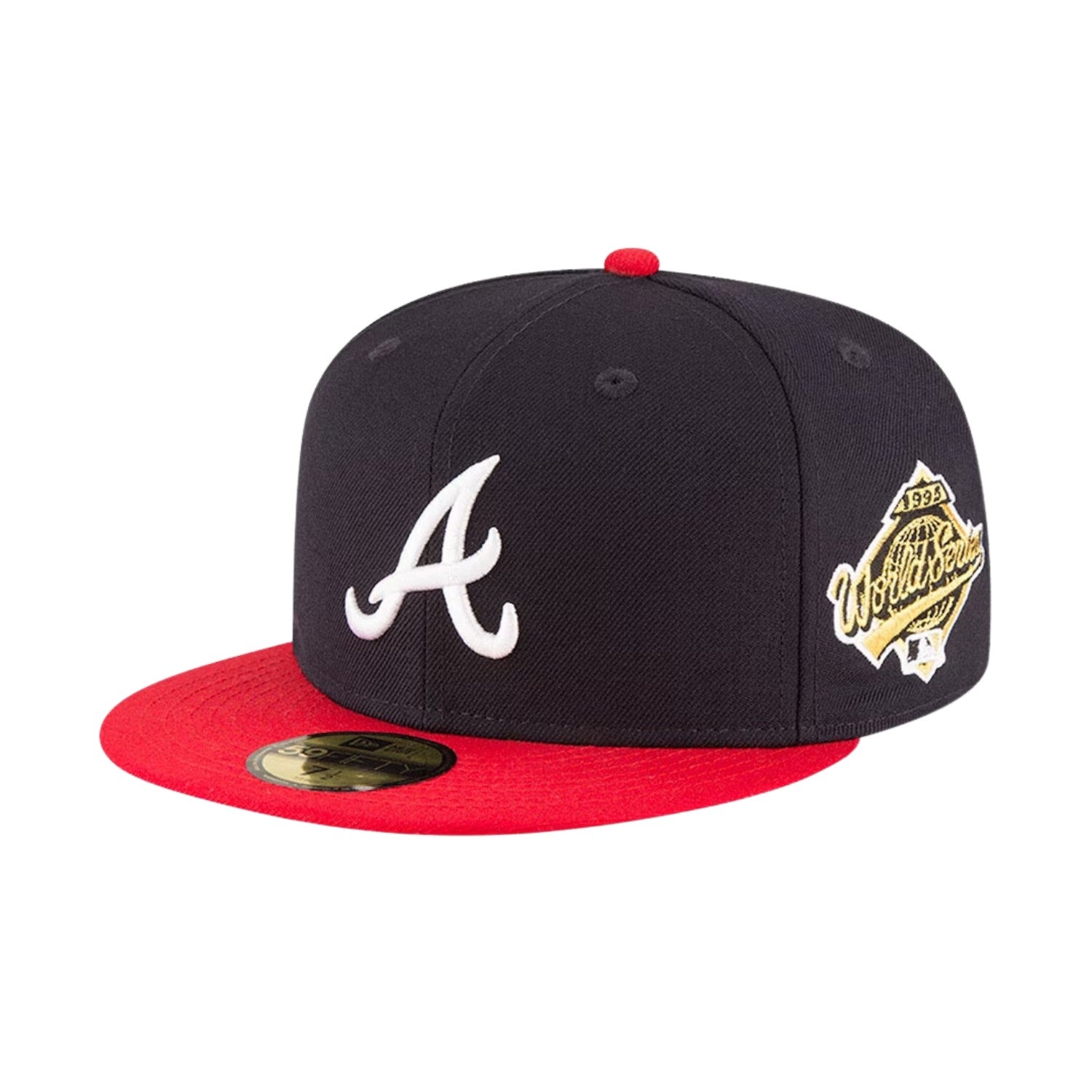 New Era 59fifty Atlanta Braves 1995 World Series Fitted Hat Unisex Style : Hhh-11783658