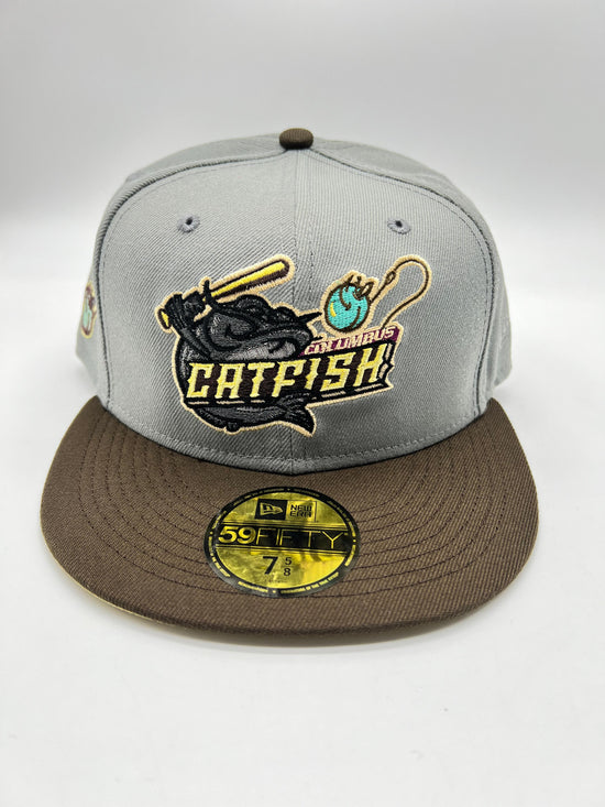 New Era 59fifty Columbus Catfish Misty Morning Fitted Hat Unisex Style : Hhh-70687823