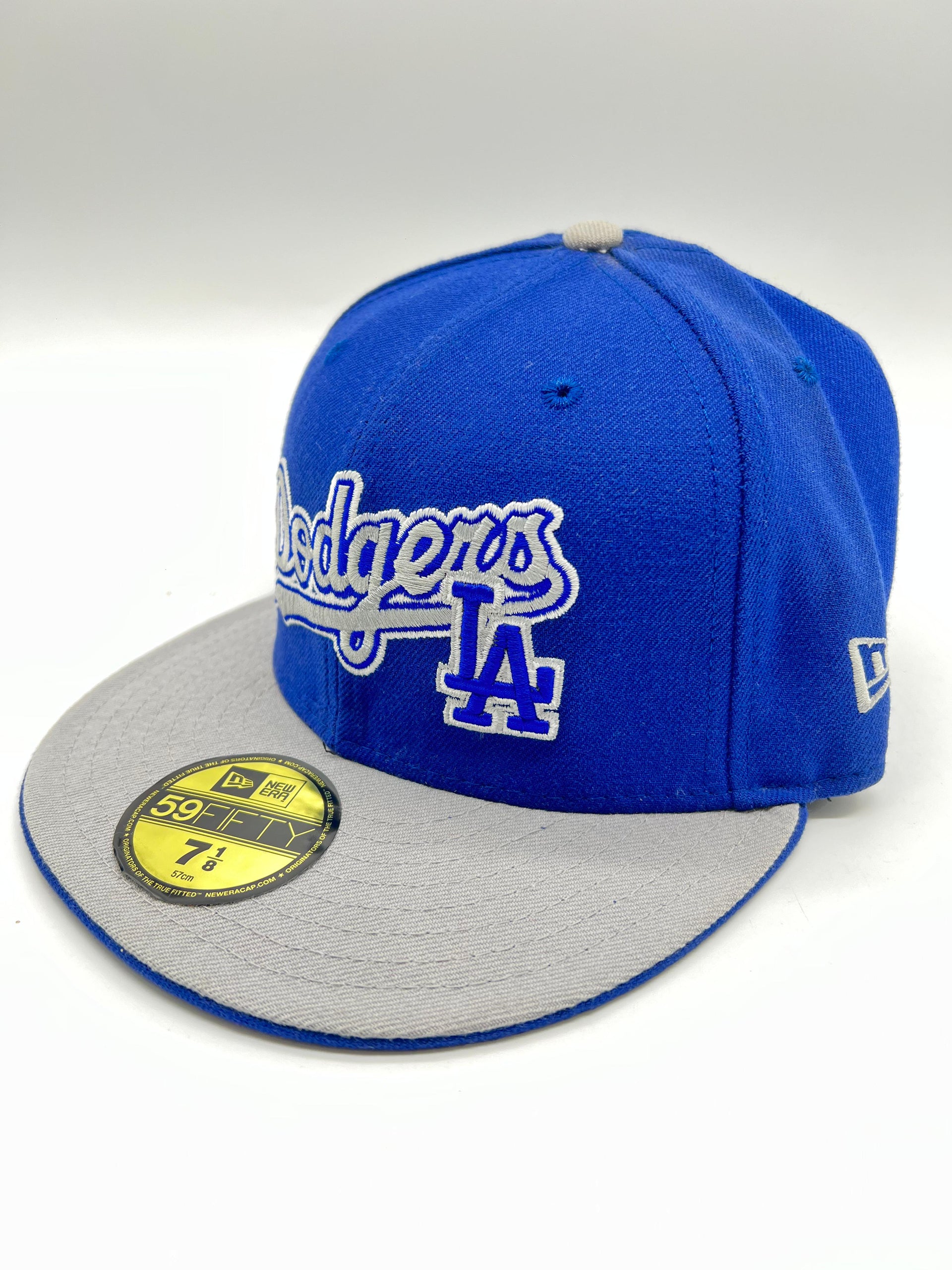 New Era 59fifty Los Angeles Dodgers Logo Royal Blue Fitted Hat  Unisex Style : Hhh-71320846