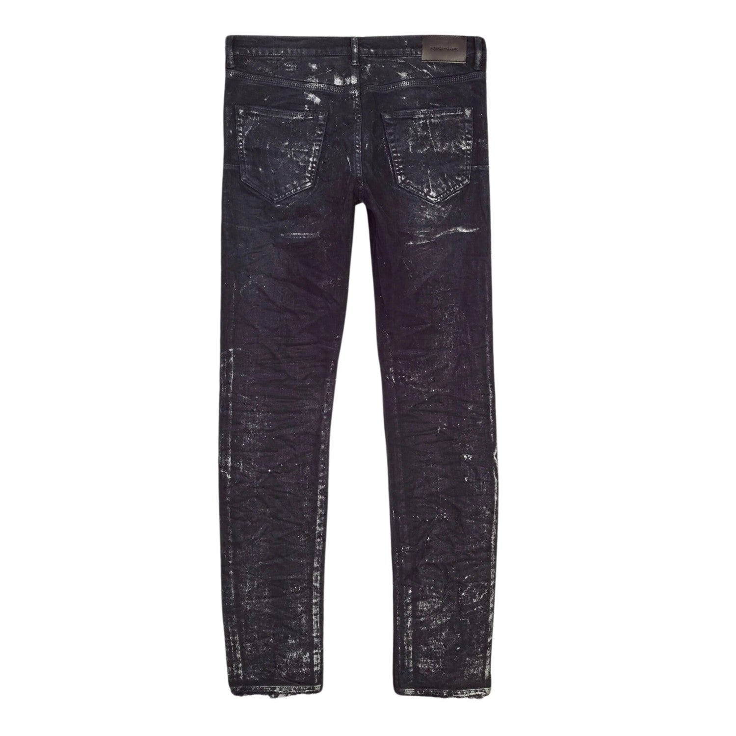 Purple-brand Silver Oil Coated Jeans Mens Style : P001-bwsc222