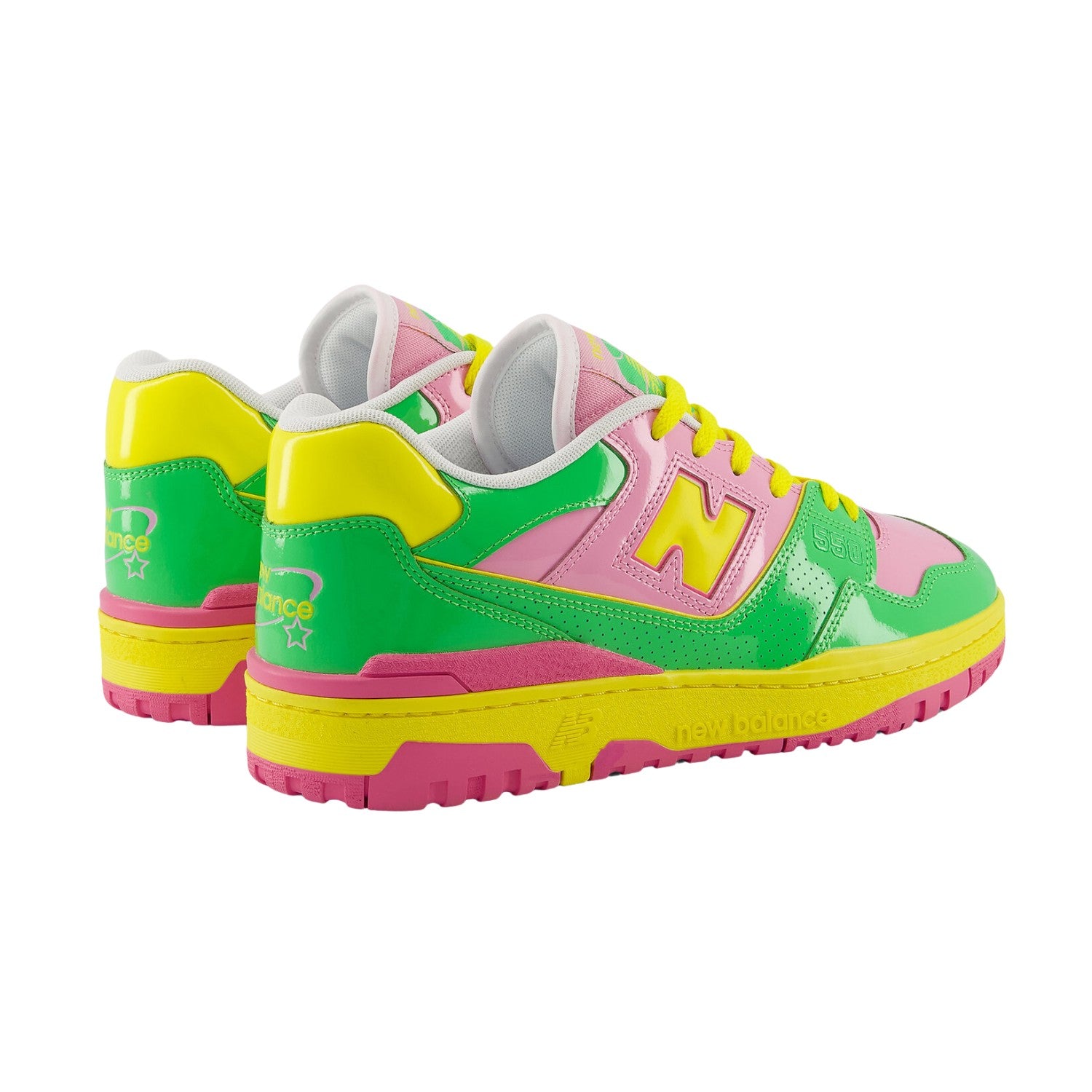 New Balance 550 Y2K Patent Leather Pack Pink Green