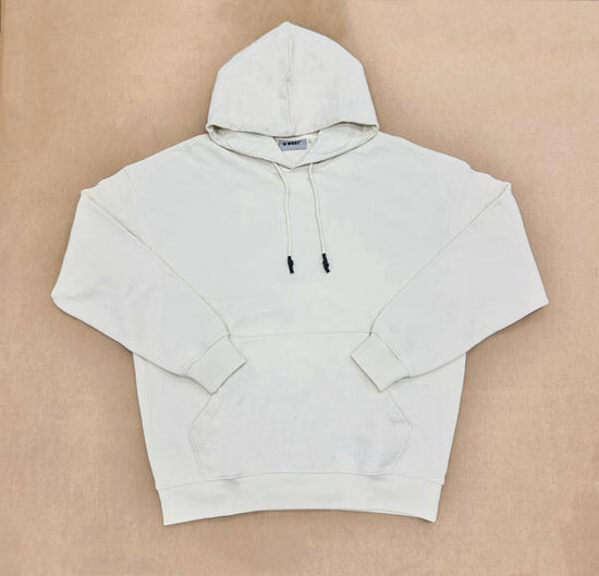 G WEST MENS CRYPT PULL OVER HOODIE - CLOUD CREAM