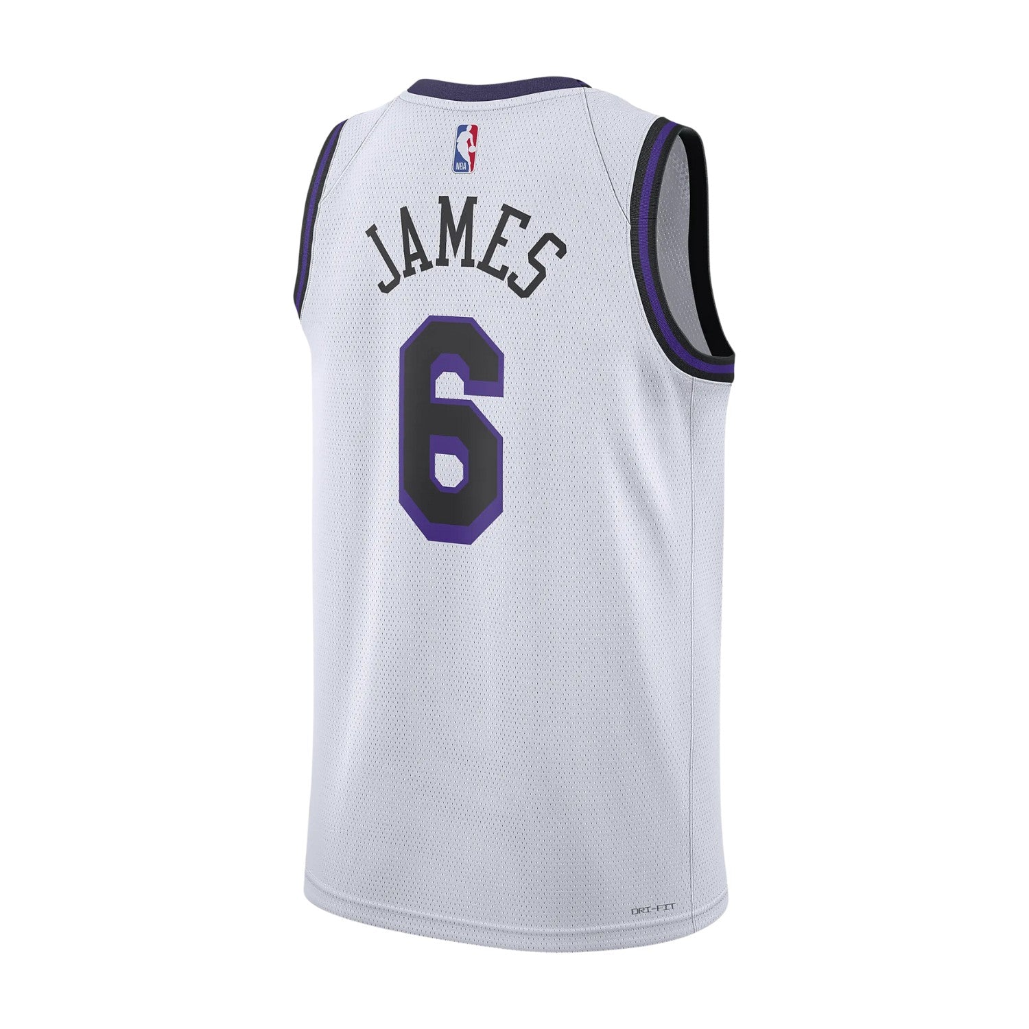 Nike LeBron James L.A. Lakers Dri-FIT Jersey White