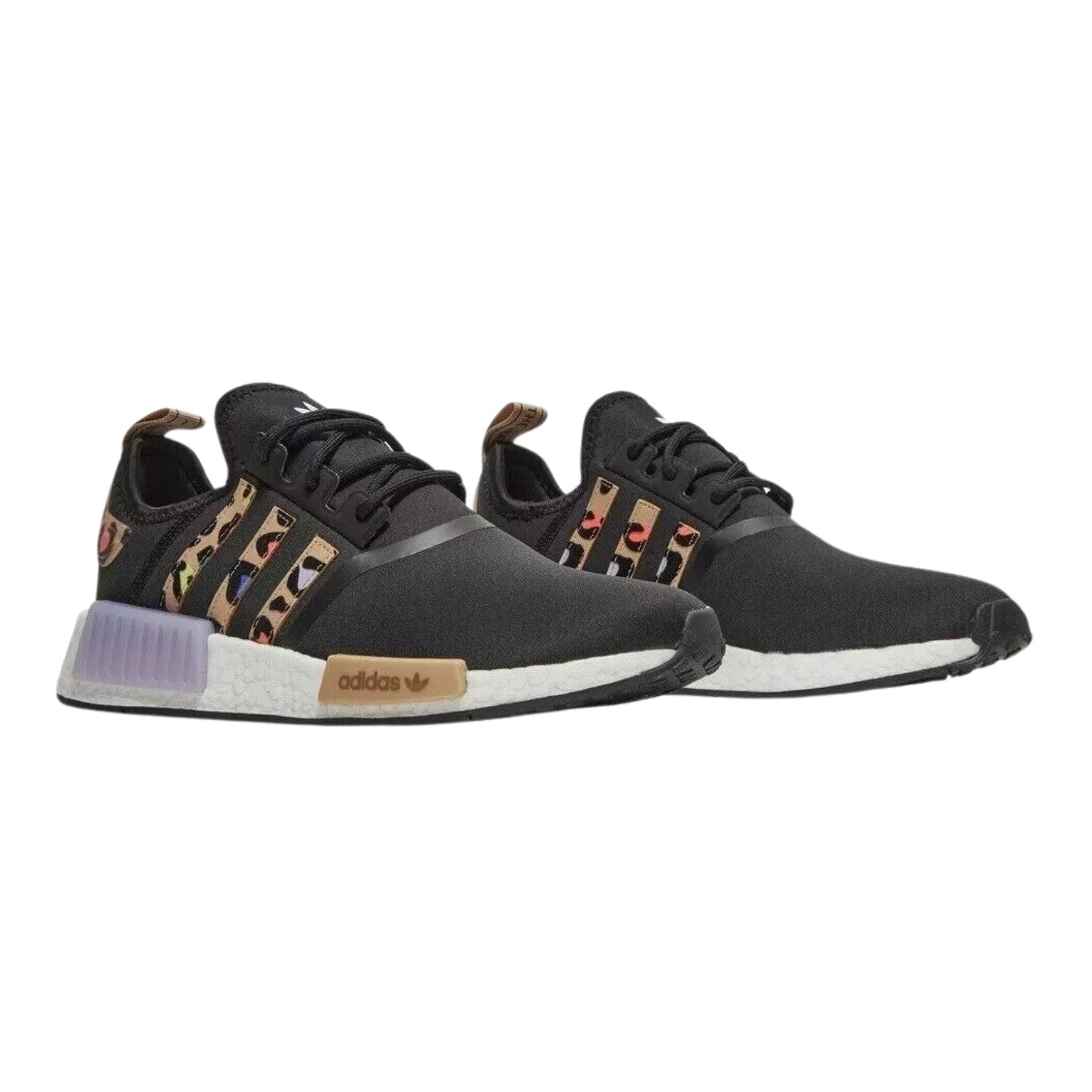 Adidas Nmd_r1 Womens Black Purple Leopard Shoes Womens Style : H00670