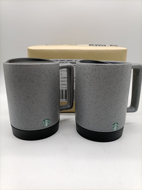 Starbucks Ceramic Mug 14 0z 2 Pack Unisex Style : 011110920