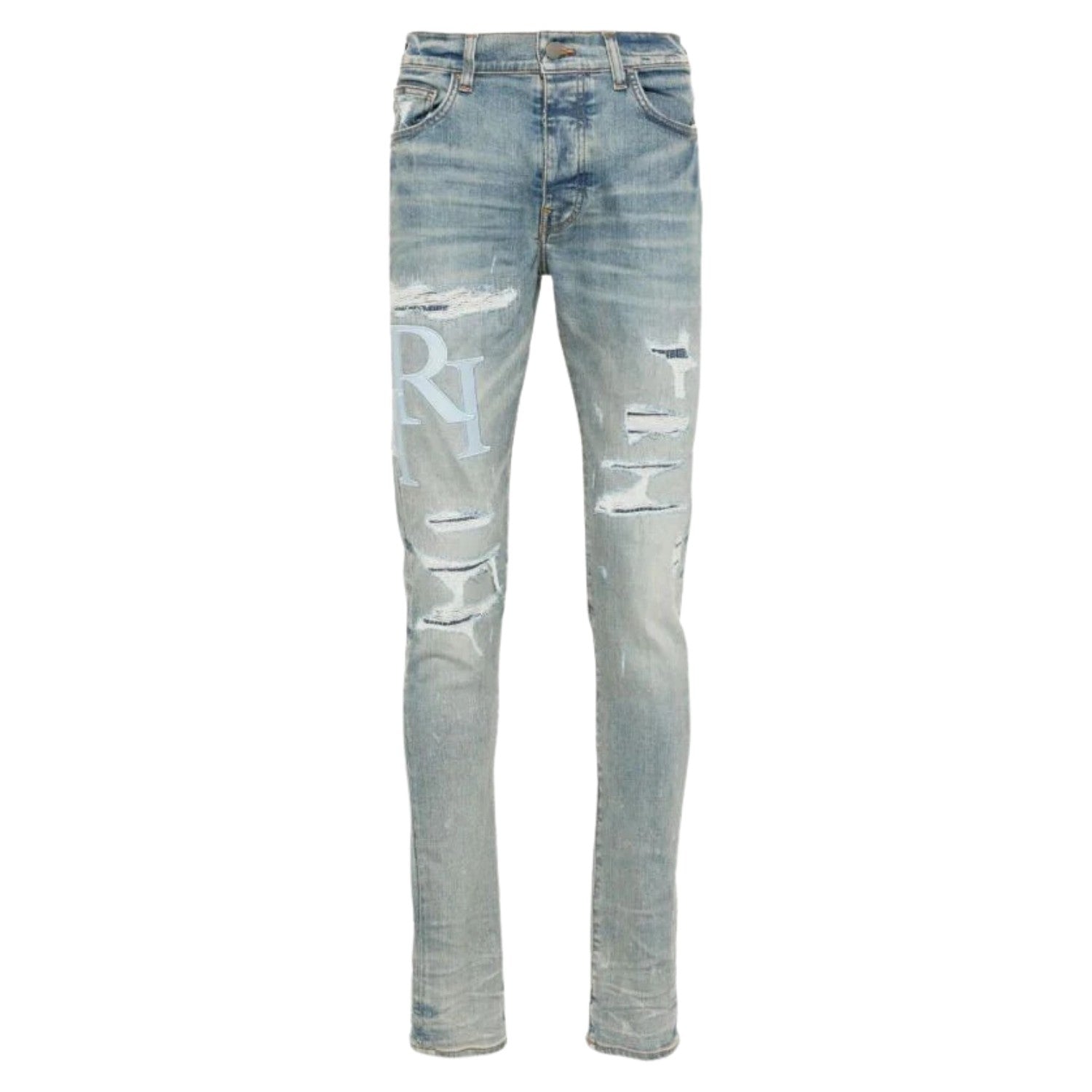 Amiri Staggered Logo Jeans Mens Style : Amdnsy1060