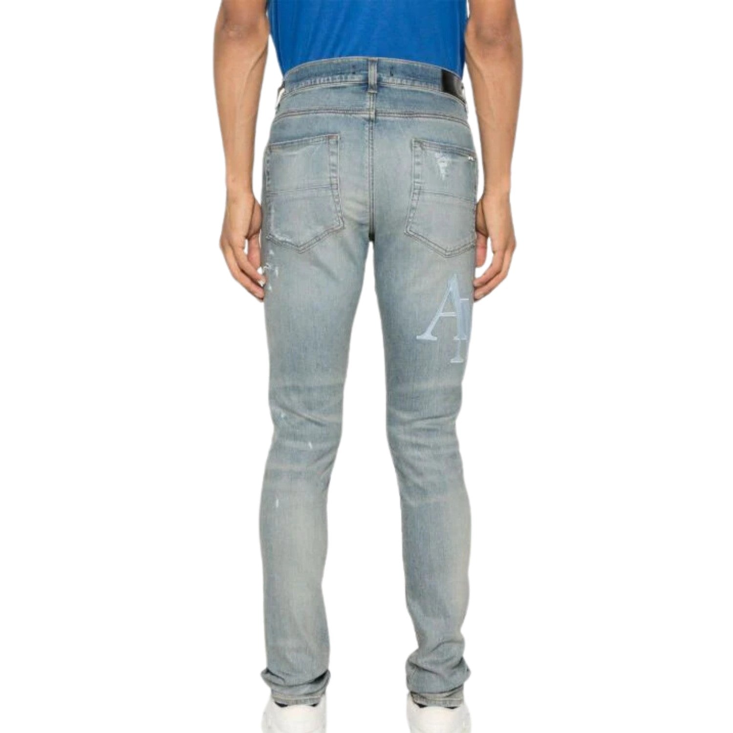 Amiri Staggered Logo Jeans Mens Style : Amdnsy1060