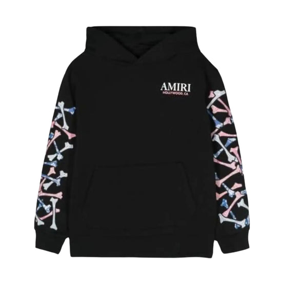 Amiri Bandana Bones Stacked Hoodie Big Kids Style : Akjyhd1007