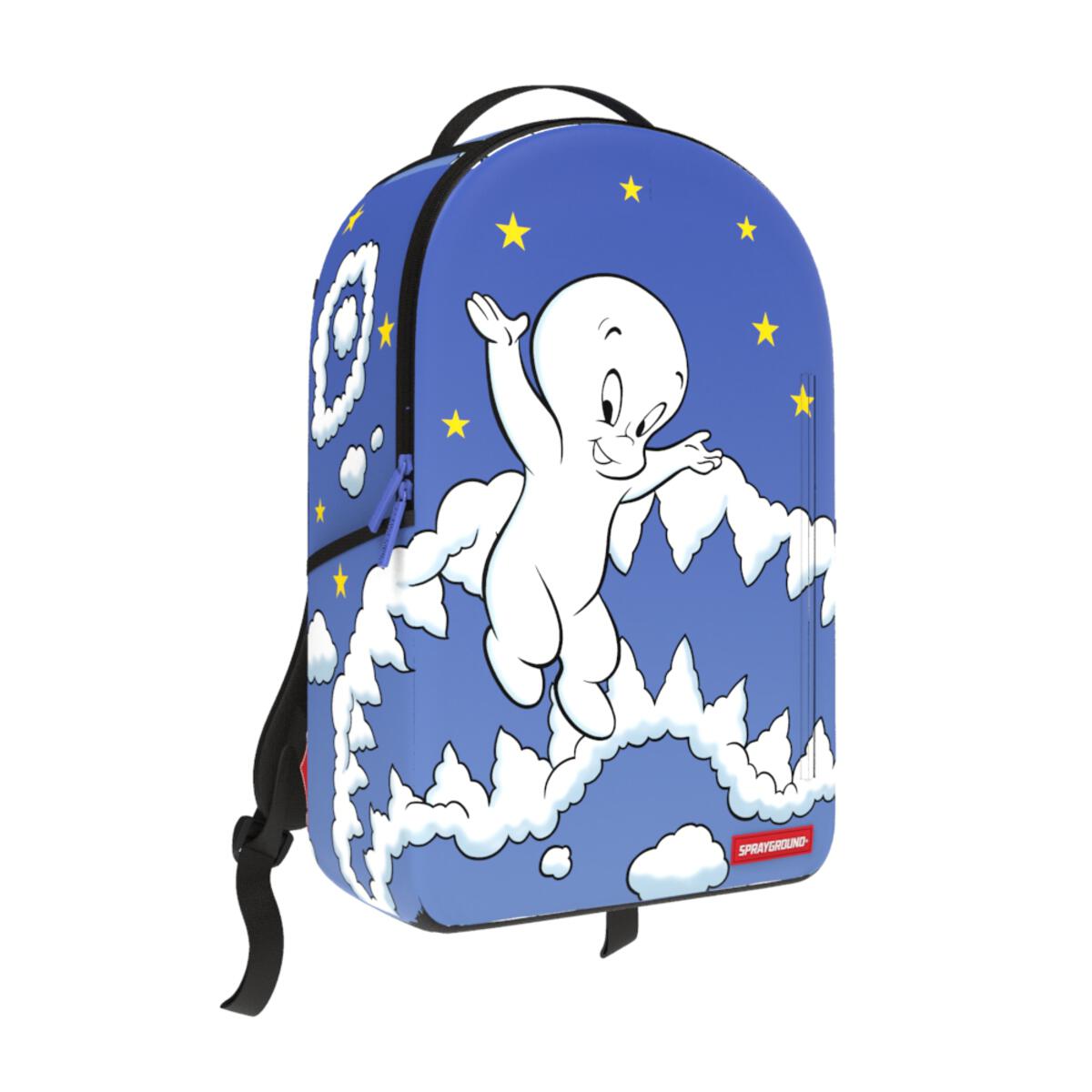 Sprayground Casper Clouds Shark Dlxsr Backpack Unisex Style : 910b6076nsz