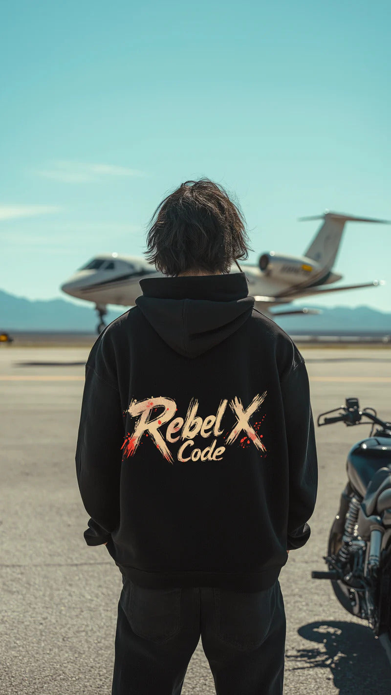 Rebel X Code Splatter Edge Hoodie Mens Style : RXCHDBG016