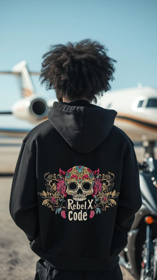 Rebel X Code Day of the Rebel Hoodie Mens Style : RXCHDBG022