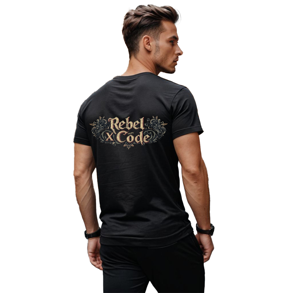 Rebel X Code Baroque Rebellion Tee Mens Style : RXCBASTBG018