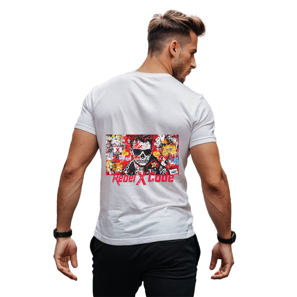 Rebel X Code Chaos Collage Tee Mens Style : RXCBASTBG002