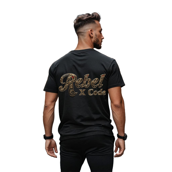 Rebel X Code Golden Filigree Tee Mens Style : RXCBASTBG020