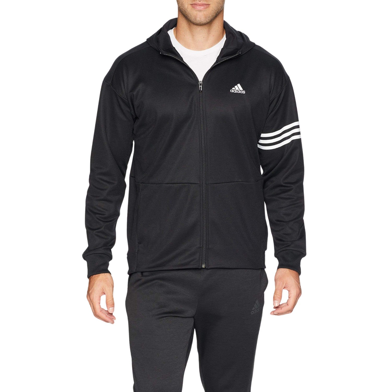 Adidas Casual Sweater Jacket Mens Style : Dh3964