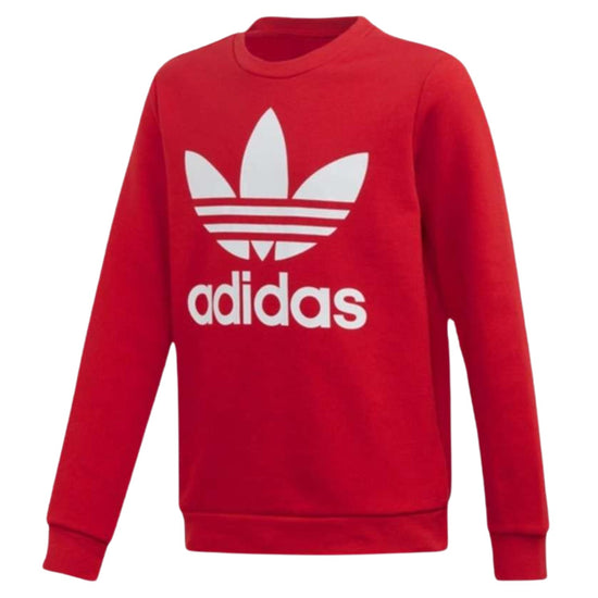 Adidas Trefoil Crewneck Sweatshirt Big Kids Style : Ed7798