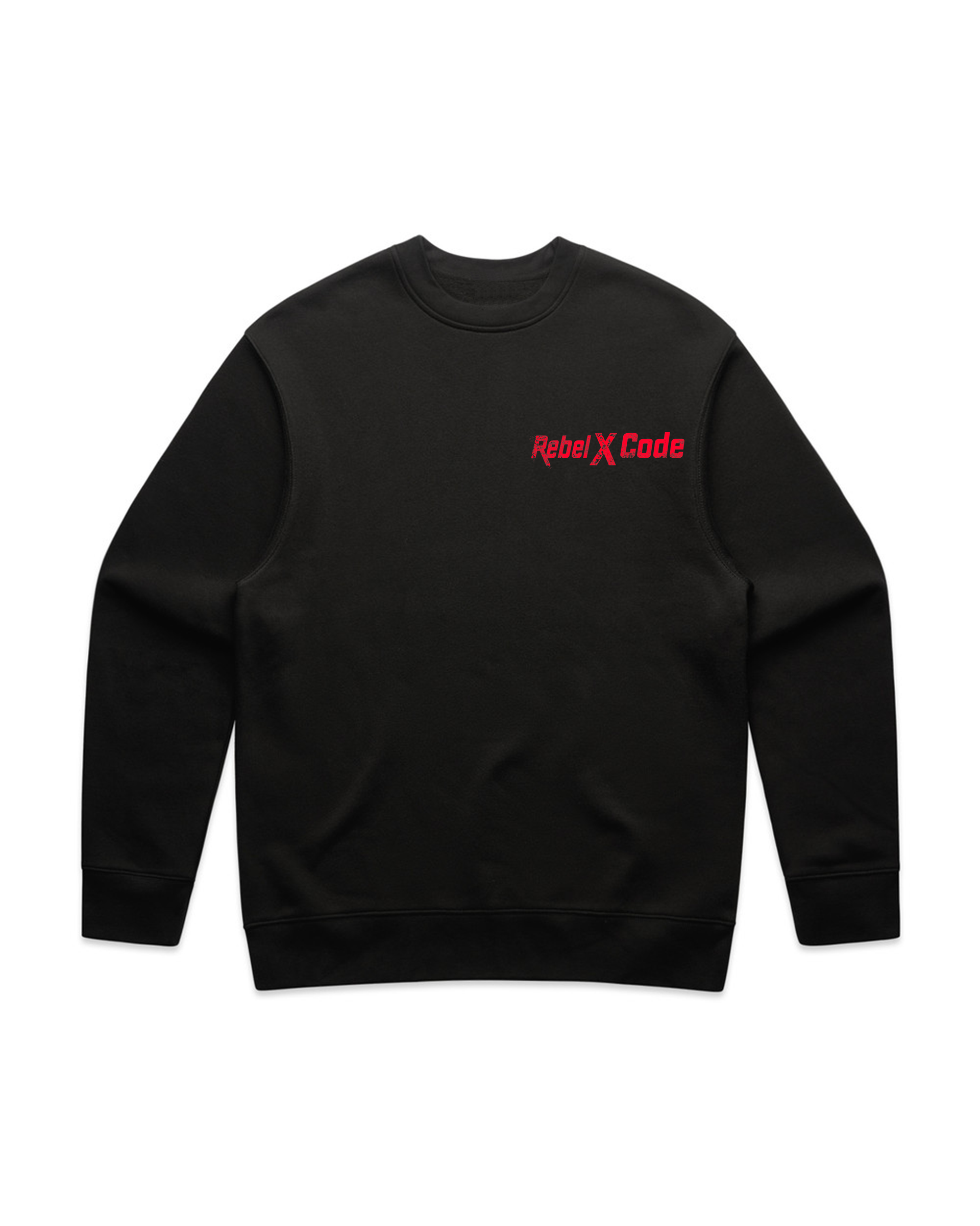 Rebel X Code Chaos Collage Crewneck Mens Style : Rxccrw002