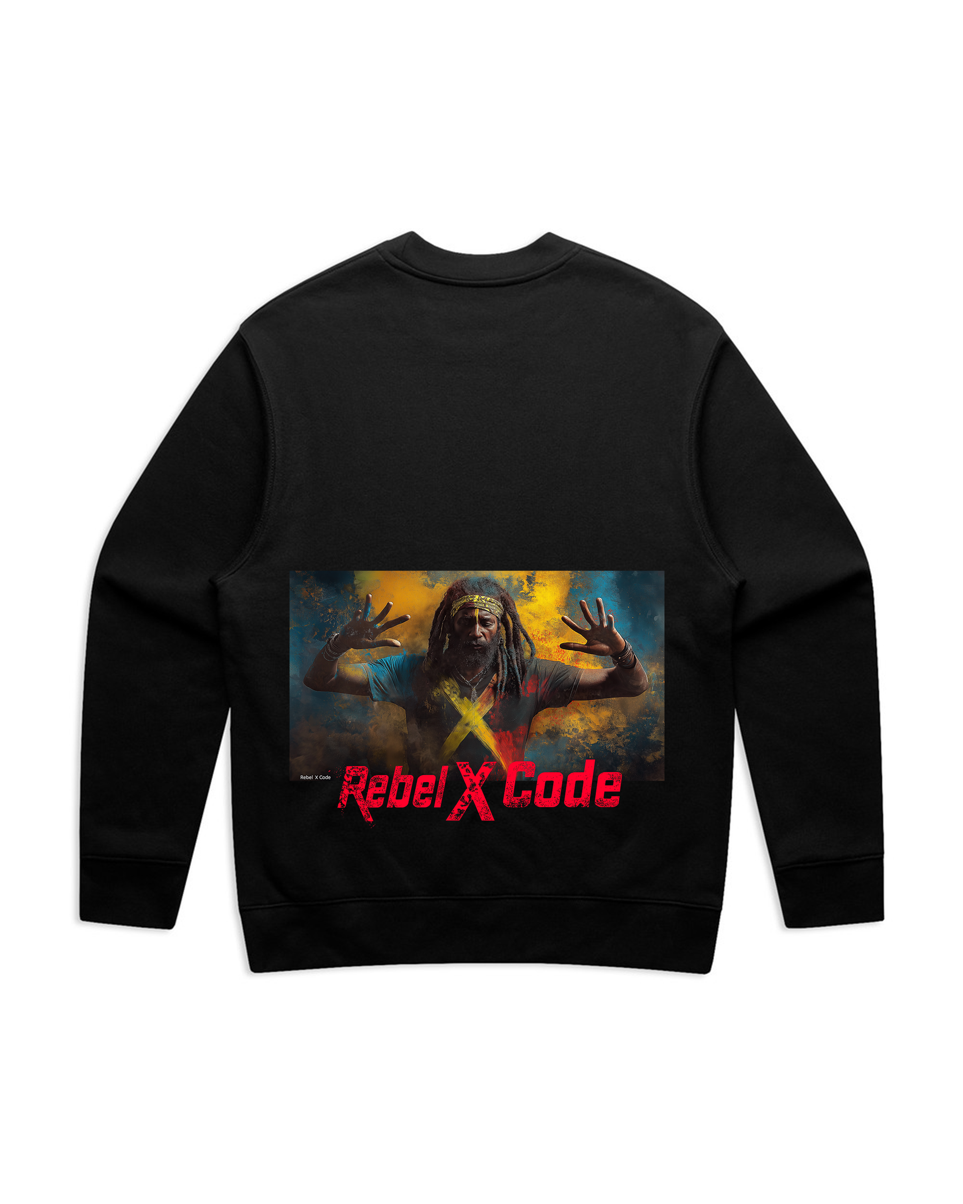 Rebel X Code Dreadlocked Aura Crewneck Mens Style : Rxccrw003