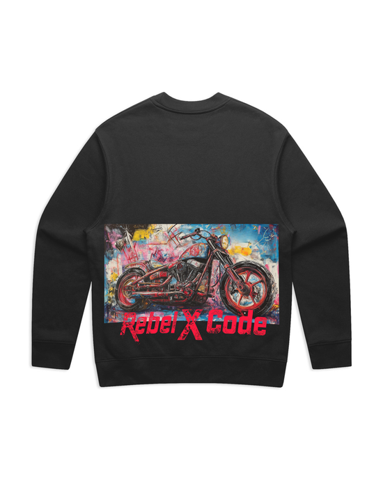 Rebel X Code Street Ripper Crewneck Mens Style : Rxccrw007