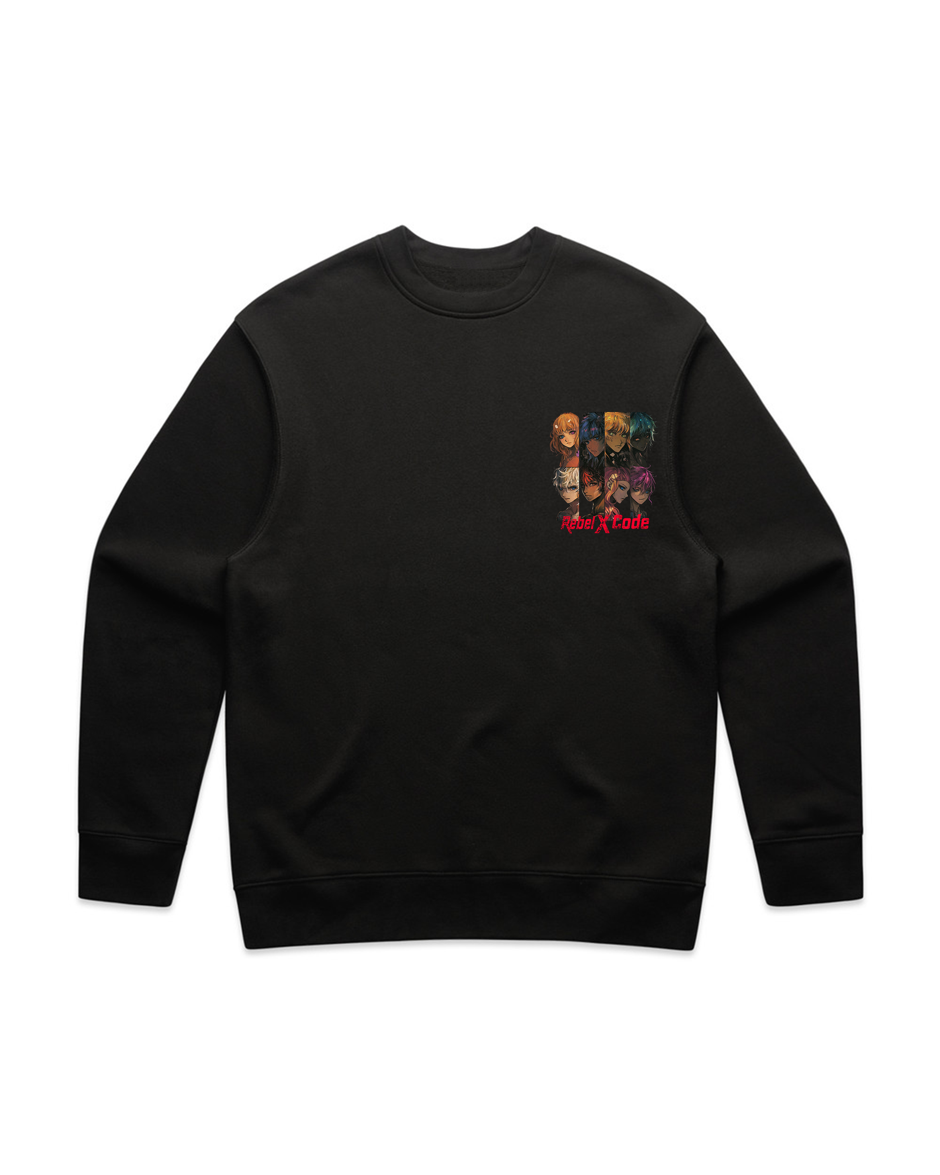 Rebel X Code Shadowed Allies Crewneck Mens Style : Rxccrw010