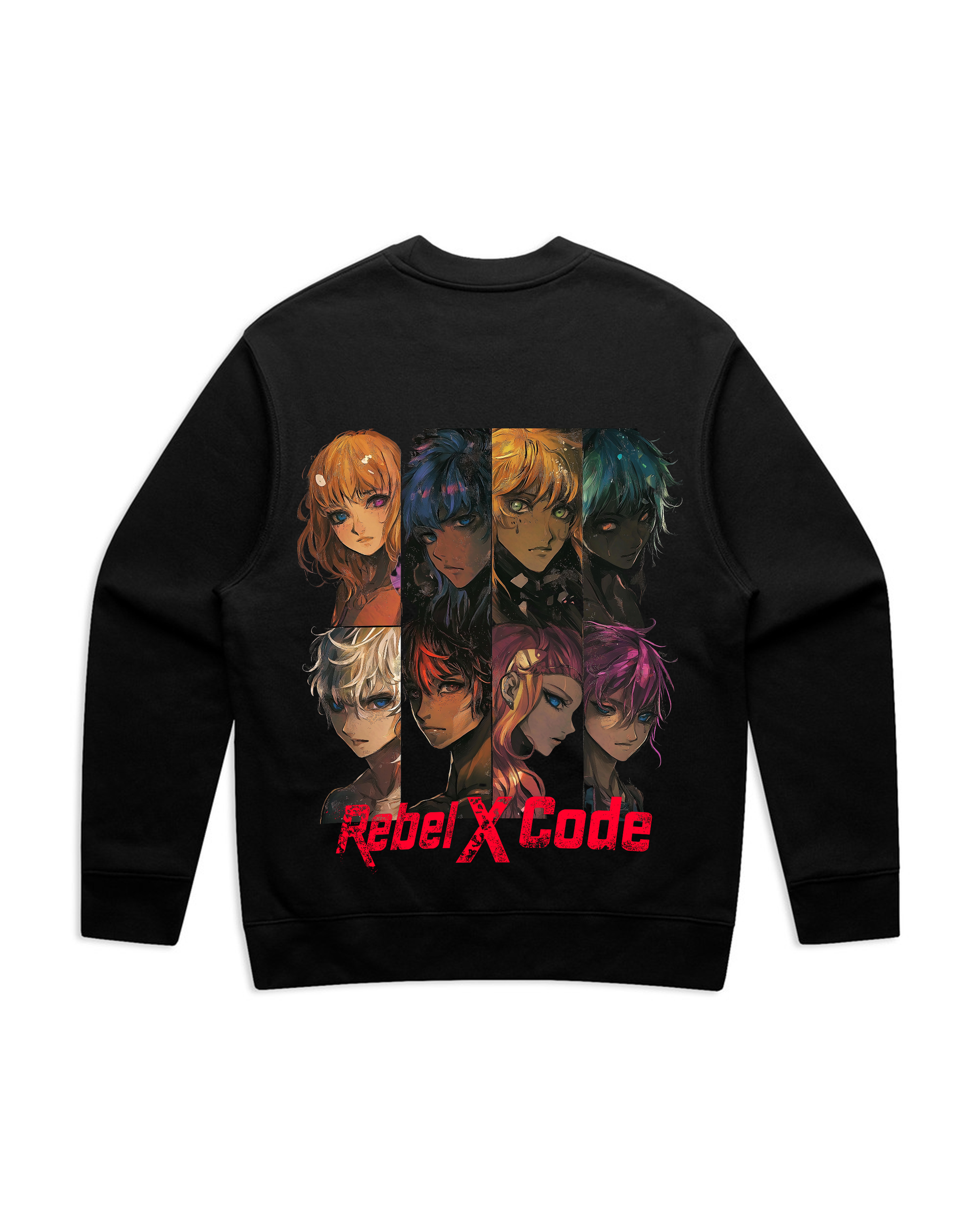 Rebel X Code Shadowed Allies Crewneck Mens Style : Rxccrw010