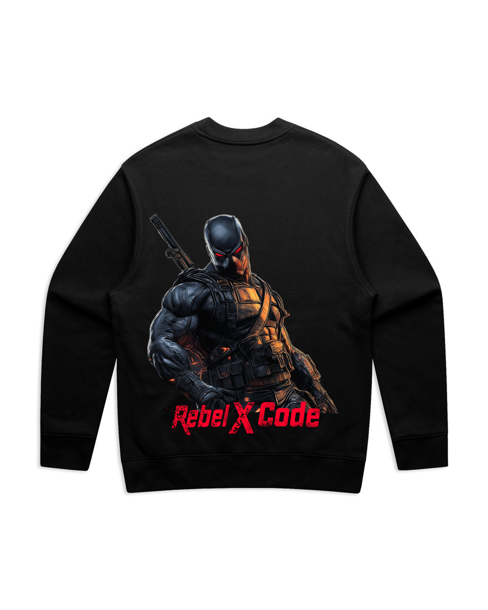 Rebel X Code Vigilante Stance Crewneck Mens Style : Rxccrw011