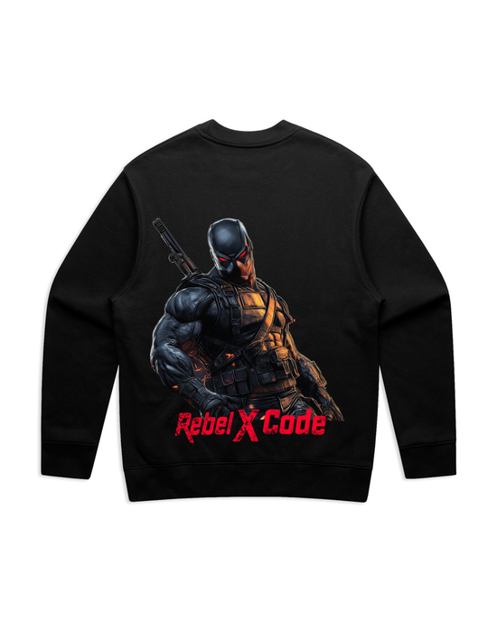 Rebel X Code Vigilante Stance Crewneck Mens Style : Rxccrw011