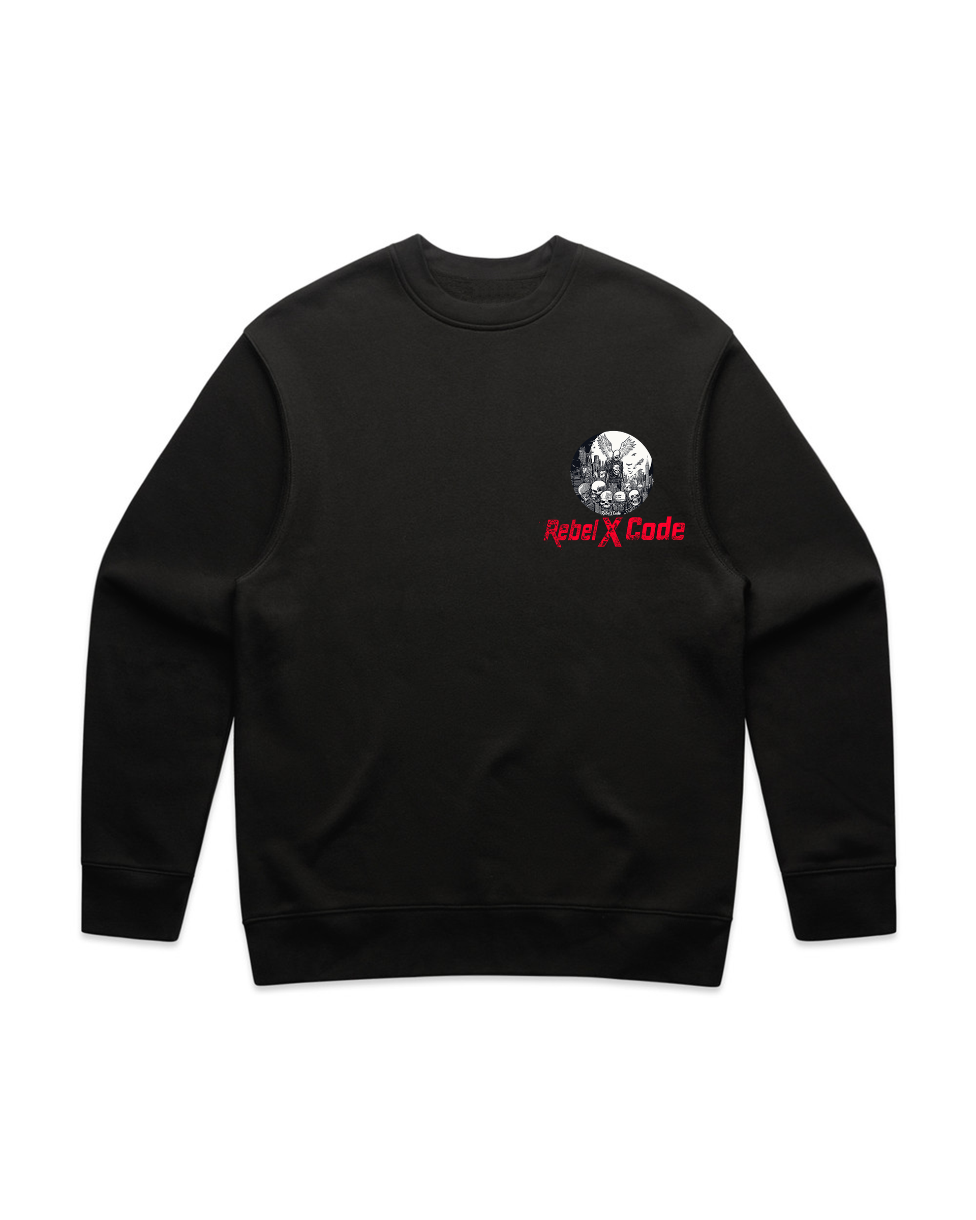 Rebel X Code Circle Of Shadows Crewneck Mens Style : Rxccrw013