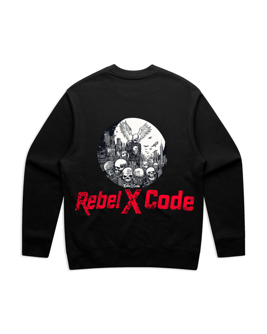 Rebel X Code Circle Of Shadows Crewneck Mens Style : Rxccrw013