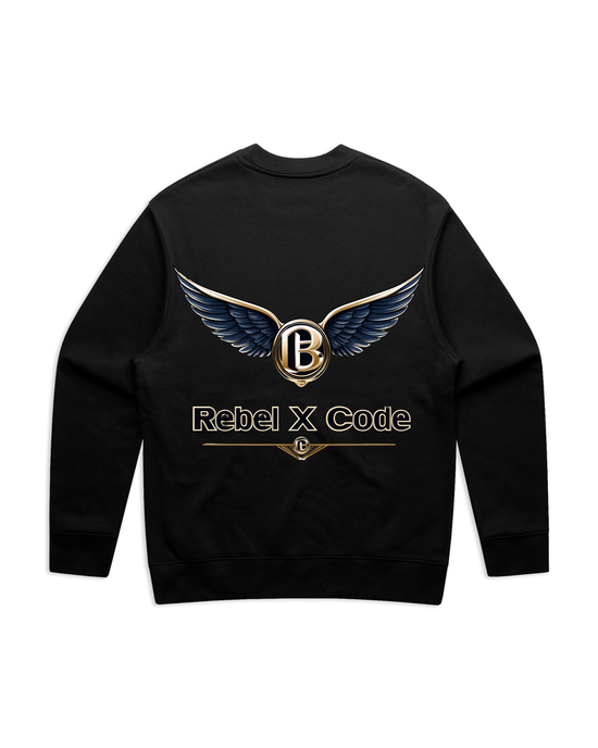 Rebel X Code Soaring Emblem Crewneck Mens Style : Rxccrw019