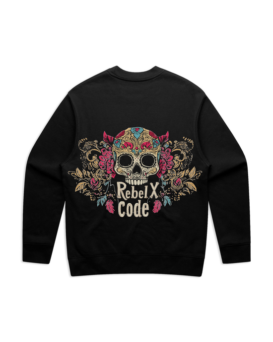 Rebel X Code Day Of The Rebel Crewneck Mens Style : Rxccrw022