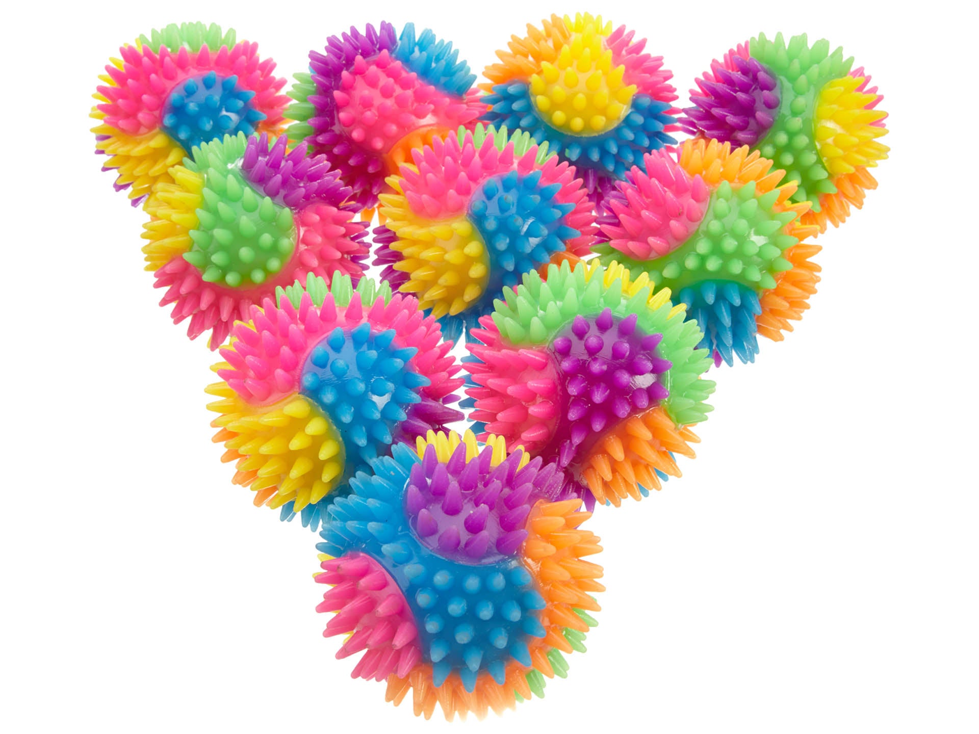 Everbright Flashing Spiky Ball 12pcs Pack Not Applicable Style : Ba75