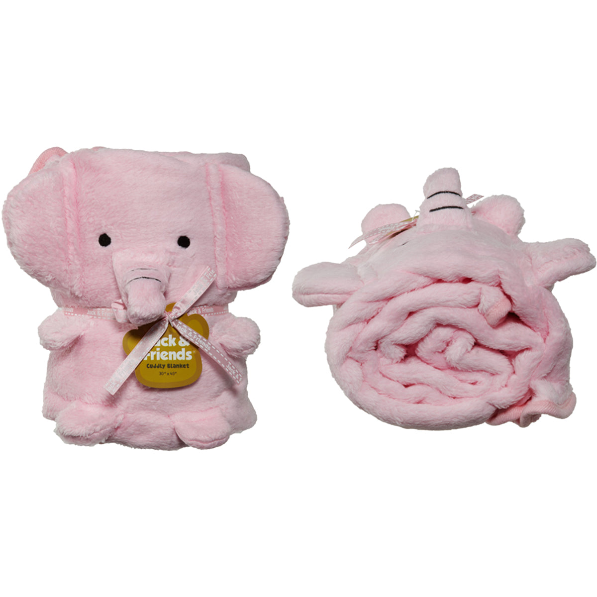 Jack & Friend Plush Blanket Elephant Toddlers Style : Bk66