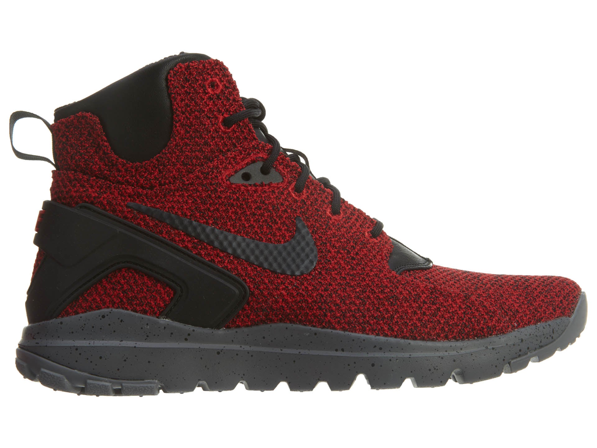 Nike Koth Ultra Mid KJCRD Red Grey Jacquard Mens Style :819681