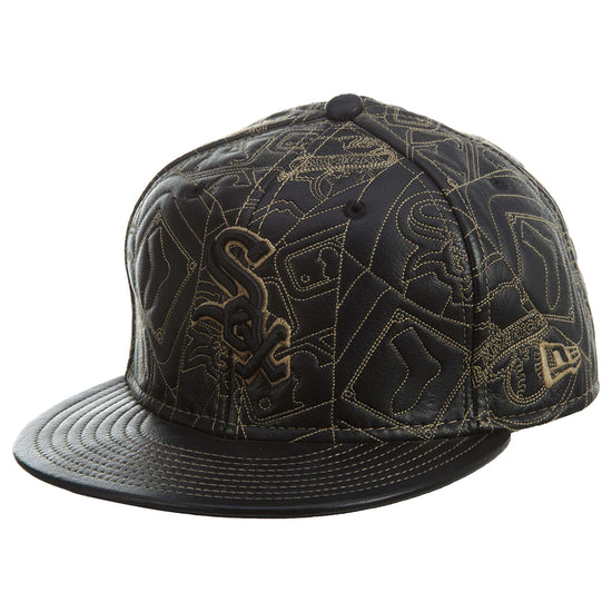 New Era True Fitted Leather Mens Style : Hat007