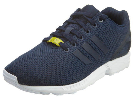 Adidas ZX Flux Dark Blue White Mesh Athletic Mens Style :M19841