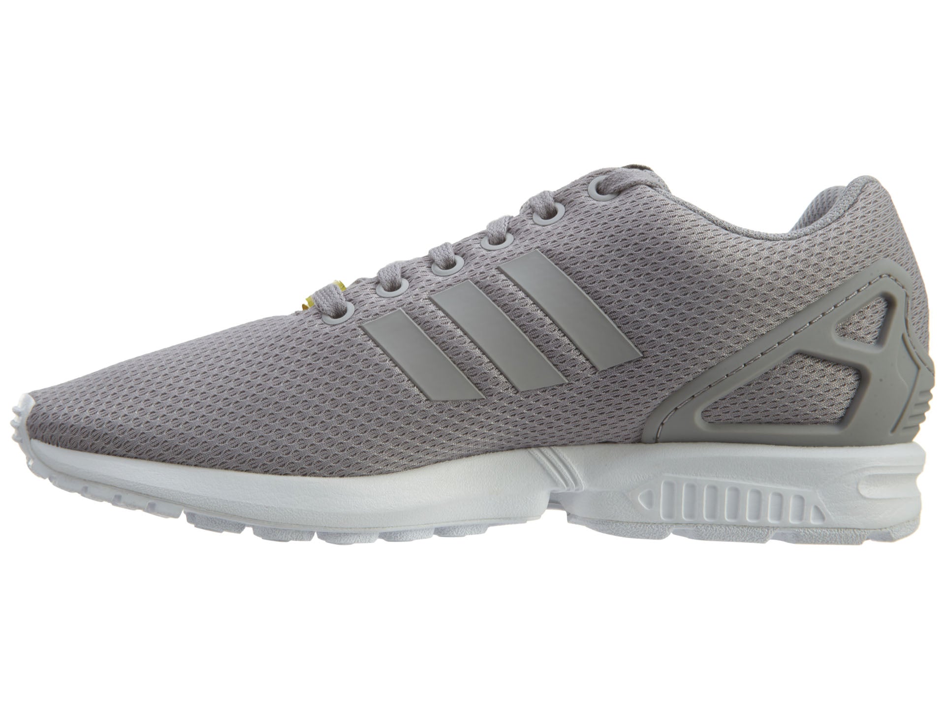 Adidas ZX Flux Aluminum White Mesh Athletic Mens Style :M19838