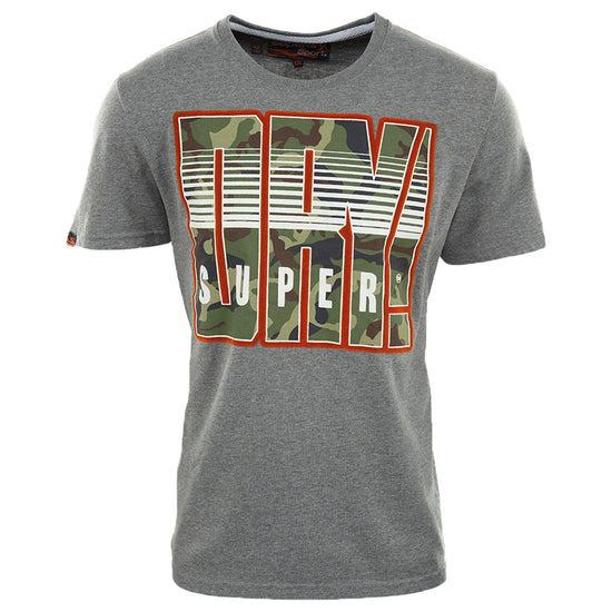 Superdry Horizon Camo Entry T-Shirt Mens Style : MS1IX139