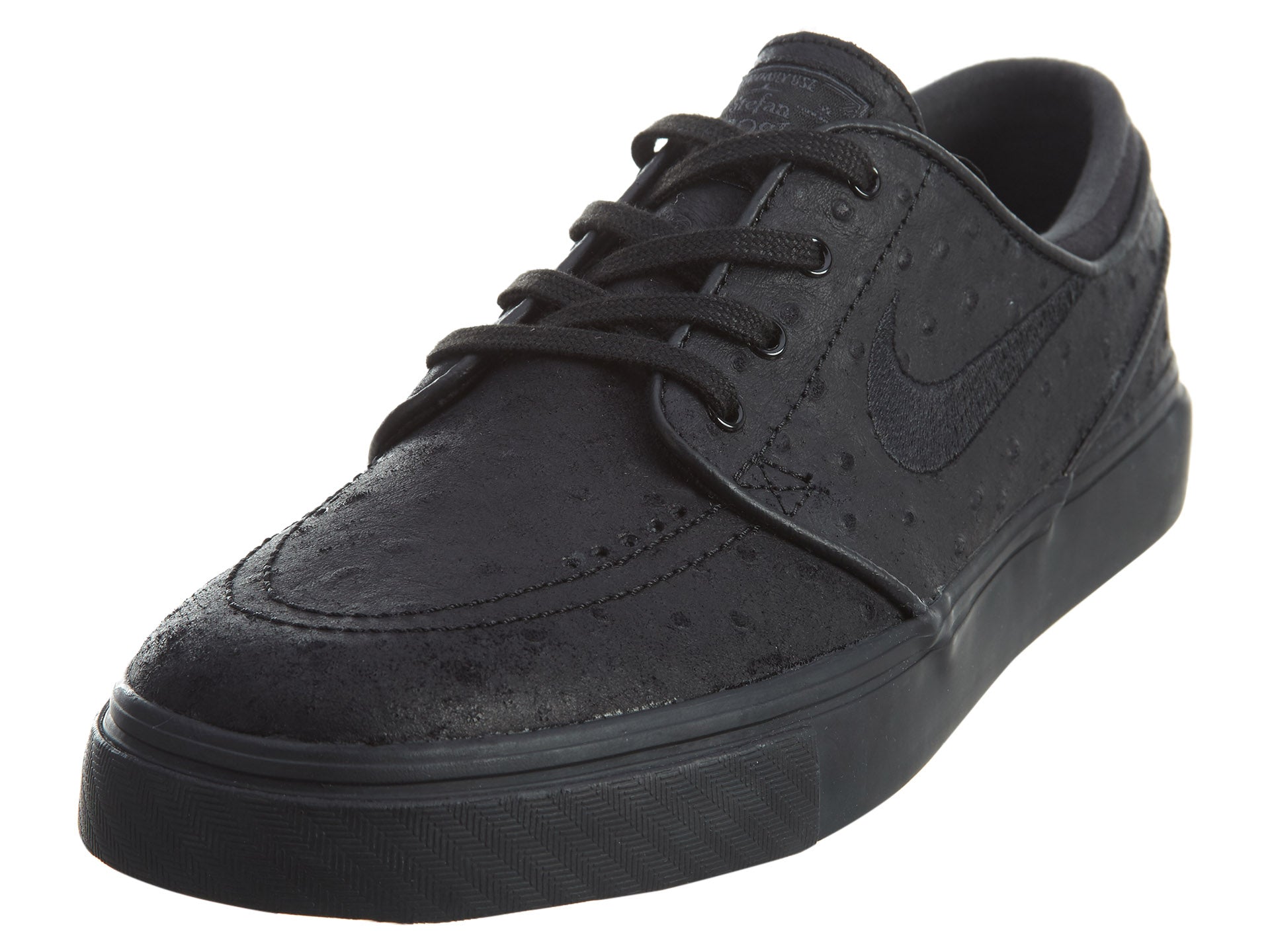 Nike SB Zoom Stefan Janoski L Black Leather Skate Mens Style :616490