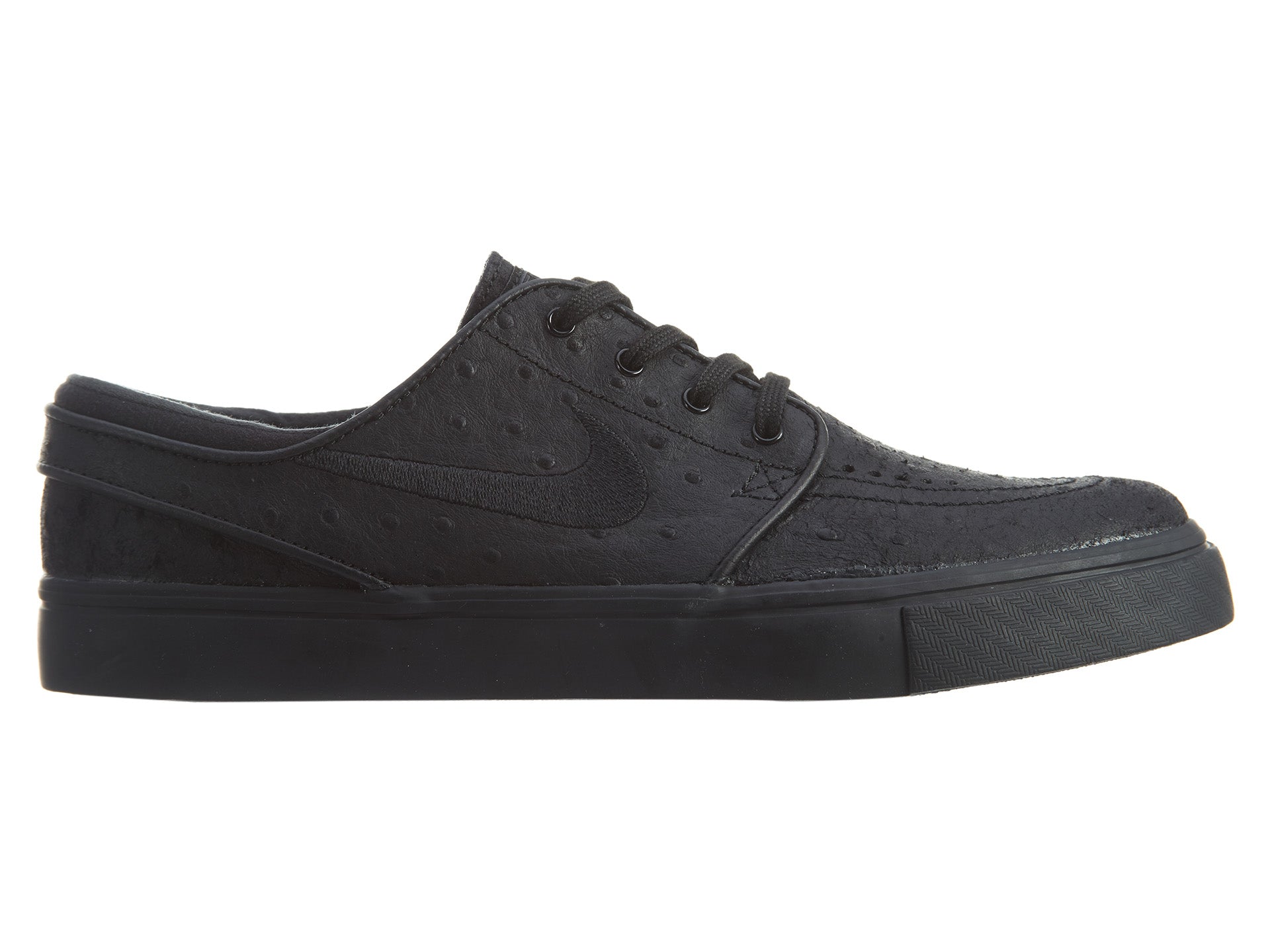 Nike SB Zoom Stefan Janoski L Black Leather Skate Mens Style :616490