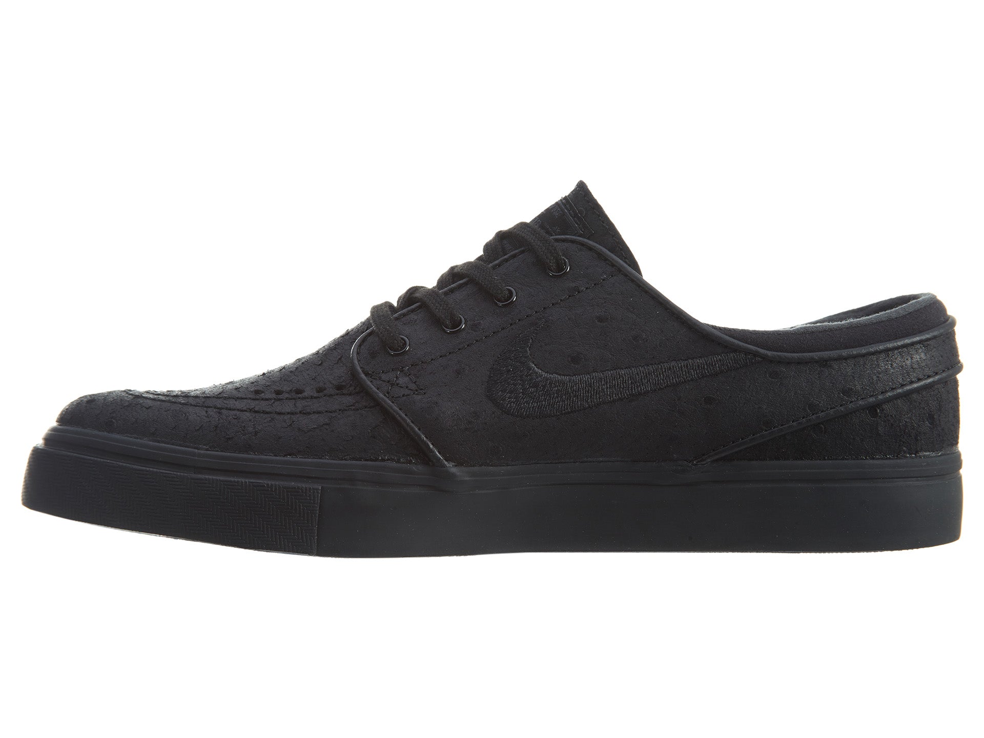 Nike SB Zoom Stefan Janoski L Black Leather Skate Mens Style :616490