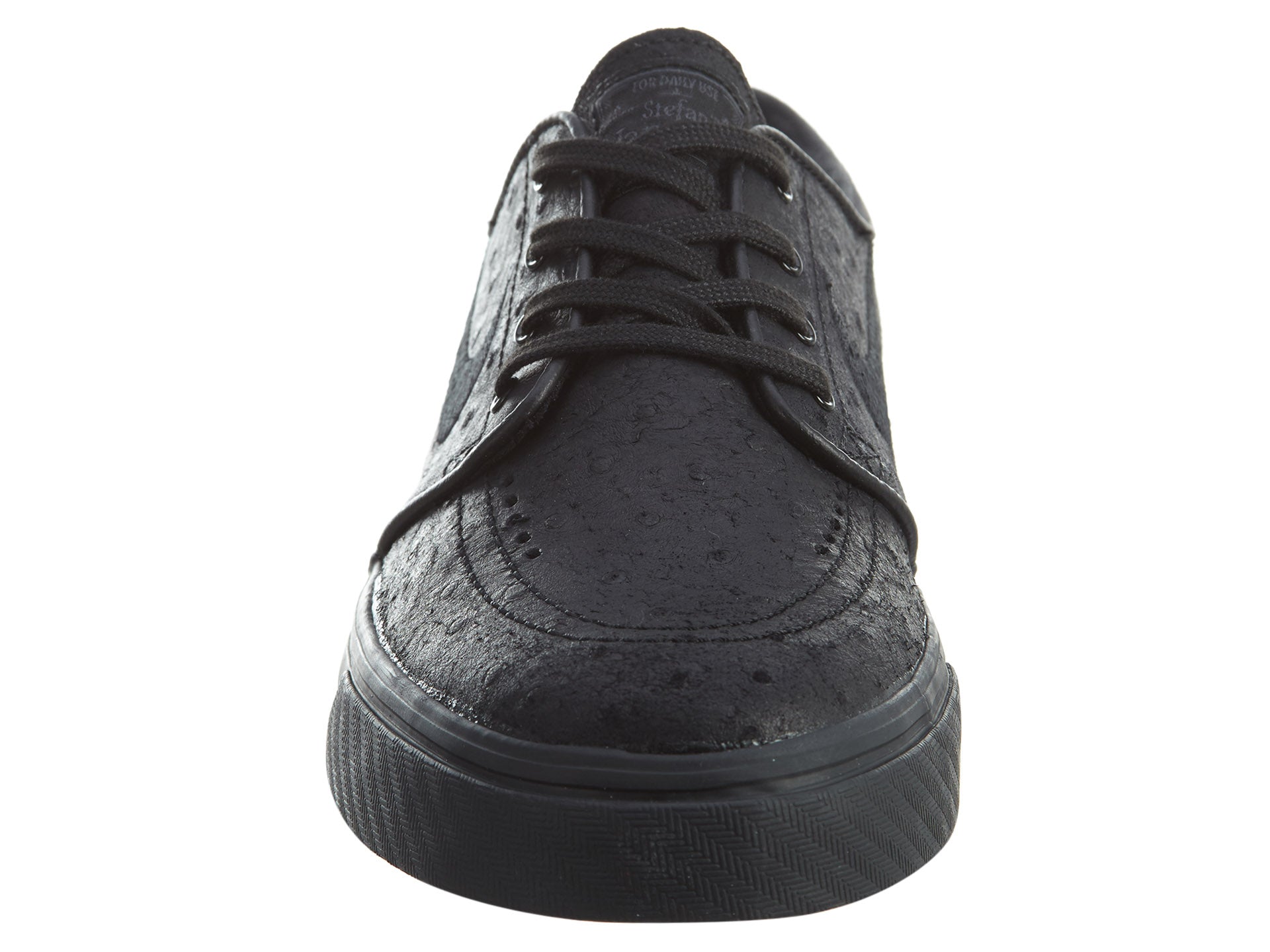 Nike SB Zoom Stefan Janoski L Black Leather Skate Mens Style :616490