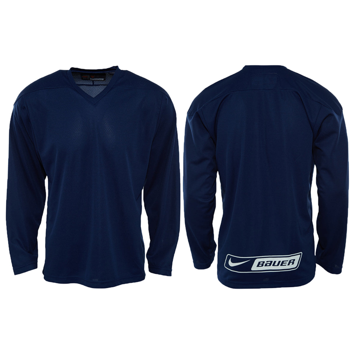 Bauer Nike V-Neck Polyester Mesh Hockey Team Practice Jersey Mens Style : 1030251