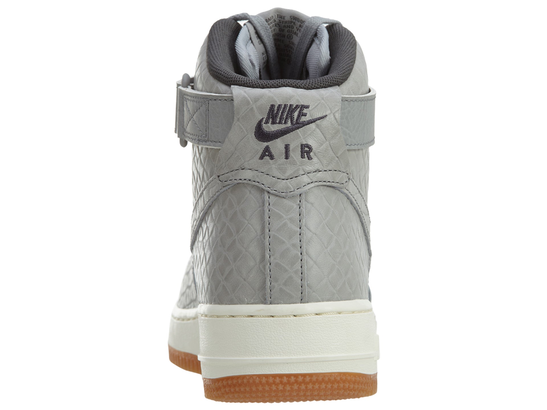 Nike Air Force 1 Hi Premium Silver Glaze Womens Style :654440