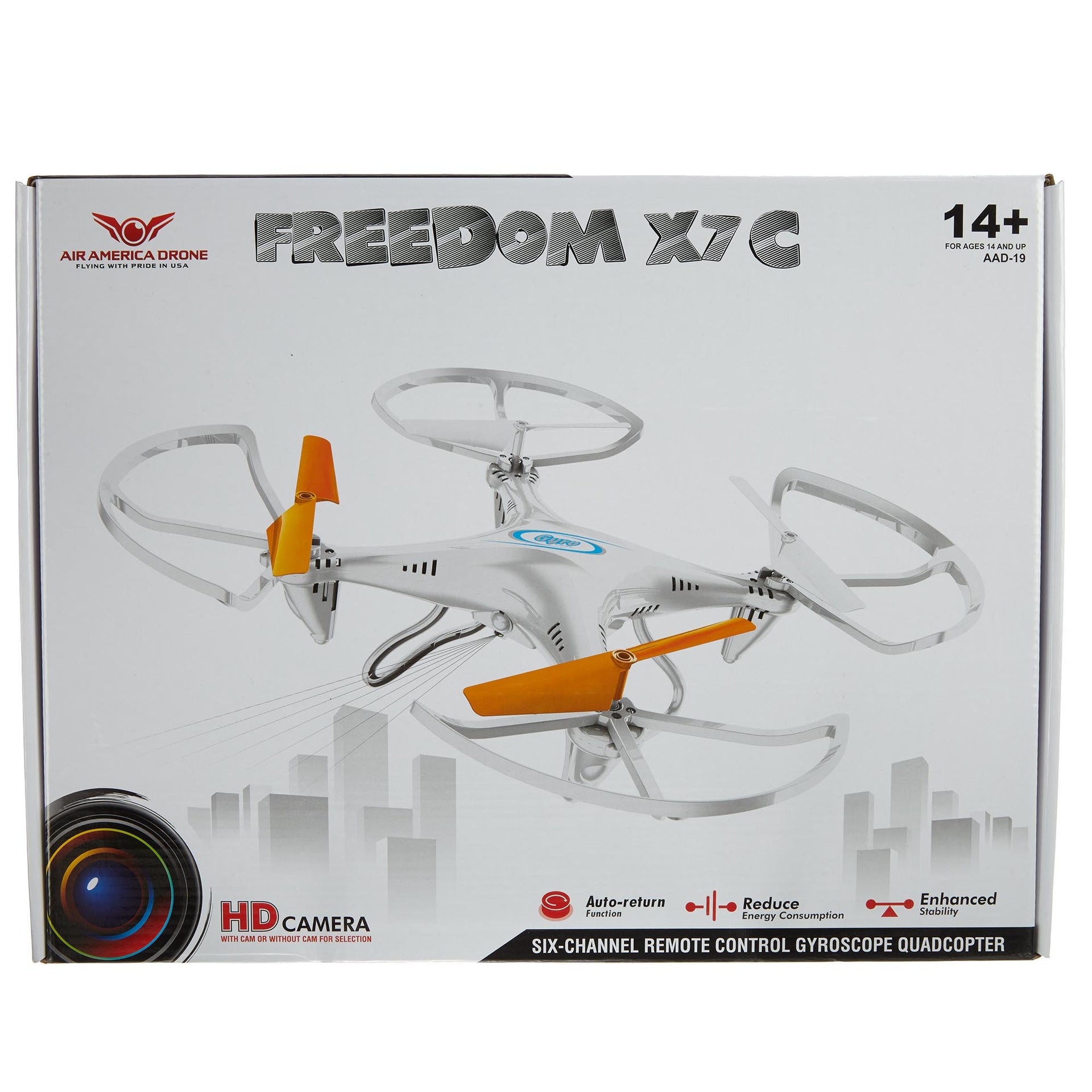 Air America Drone Freedom X7 C Not Applicable Style : Aad-19