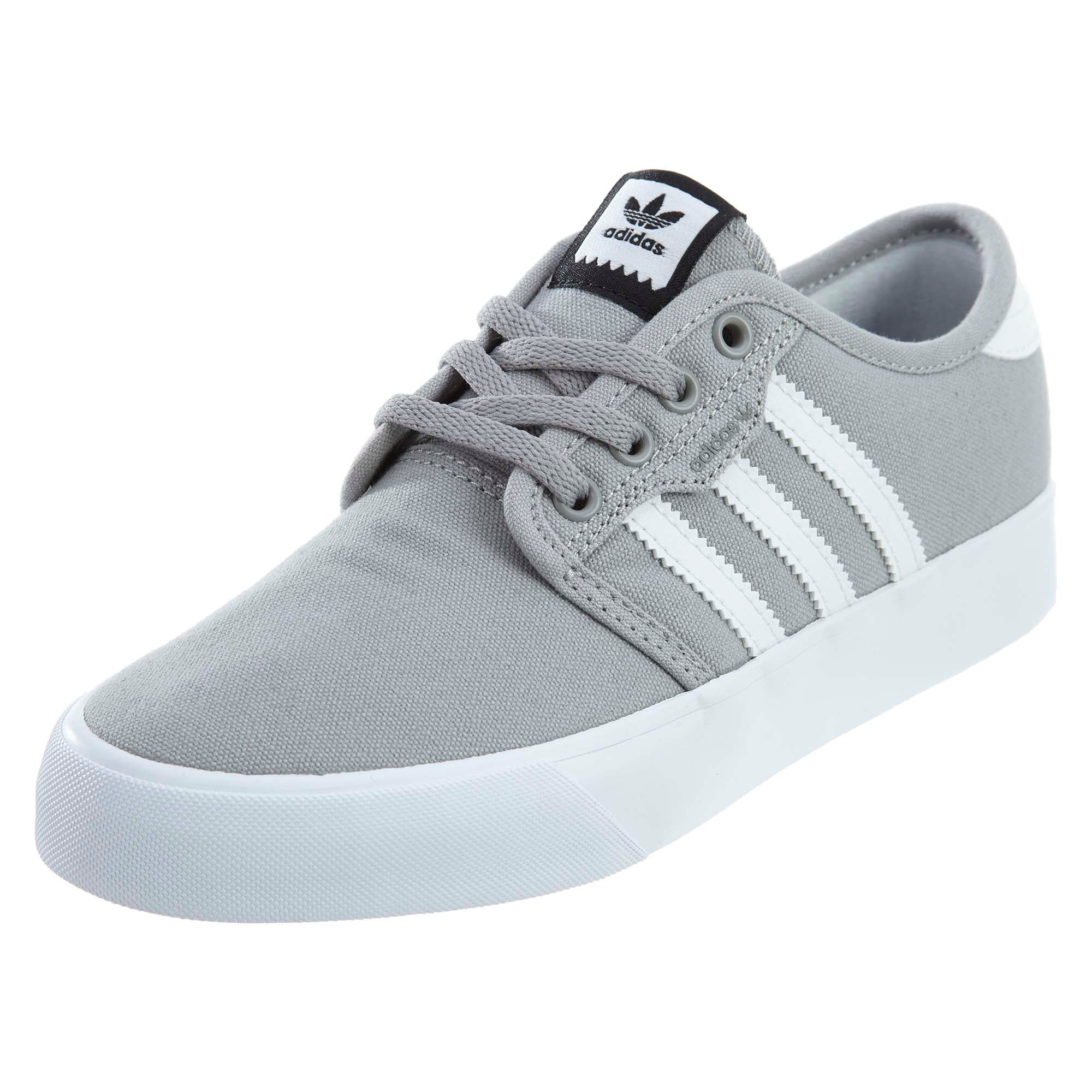 Adidas Boys Seeley J Grey White Kid Sneaker Boys Girls Style BY383 NY Tent Sale